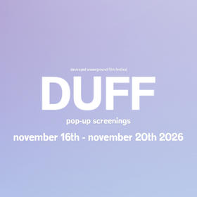 Destroyed Underground Film Festival Pop Up