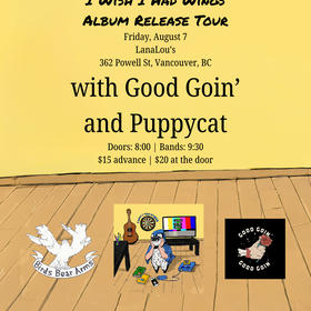 Birds Bear Arms: I Wish I Had Wings Album Release