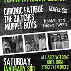 LIVE AT THE TSAWWASSEN LEGION (Chronic Fatigue, The Ziltches, Muppet Boys)