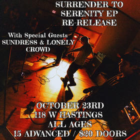 Chronic Fatigue EP RE-RELEASE w/ Sundress, Lonely Crowd