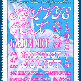 Sylvie Cox, Anna Isabella, Garden Mice, Midwest Juliet