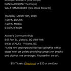 Punk Rock Sonic Poetry: Acoustic Singer Songwriters: Ben David Wittrock, Dan Garrison (The Corps), Morgan Farrell, Walt Hamburger