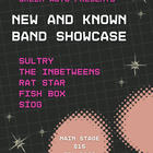 Sultry, Síog, Rat Star, The Inbetweens, Fish Box