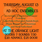 Ad Hoc Ensembles w/ Colin Fisher (TO), Patrick Boyle, Shane Krause, Jro Schuurman and Mark Sutherland
